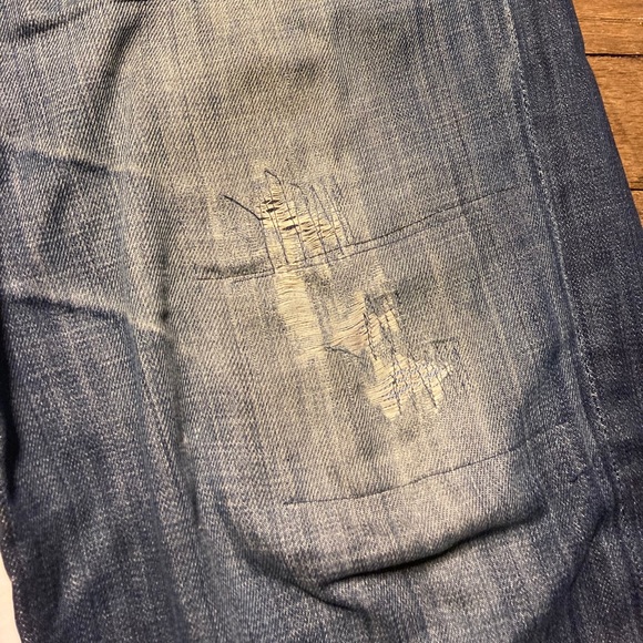 NWOT 7 for all Mankind Austyn Men Jeans with patchwork size 38 - Picture 5 of 10